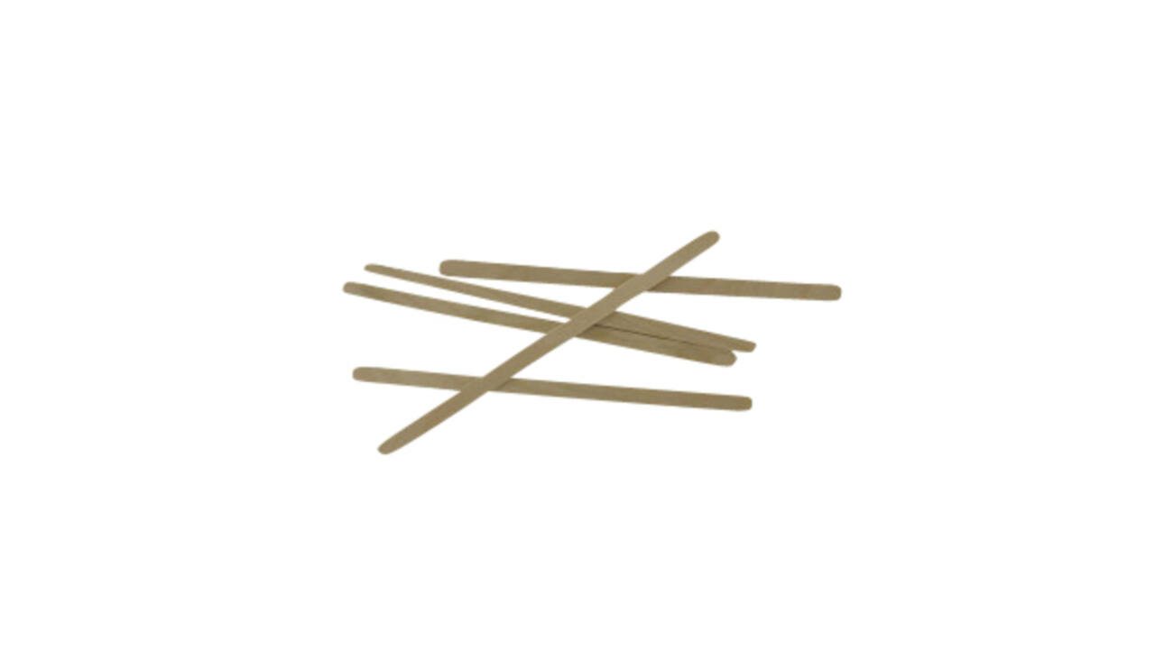 Roerstaafje IEZZY 110mm hout 1000 stuks