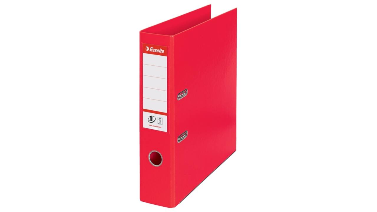 Ordner Esselte Vivida No.1 multipack 75mm A4 5 stuks rood