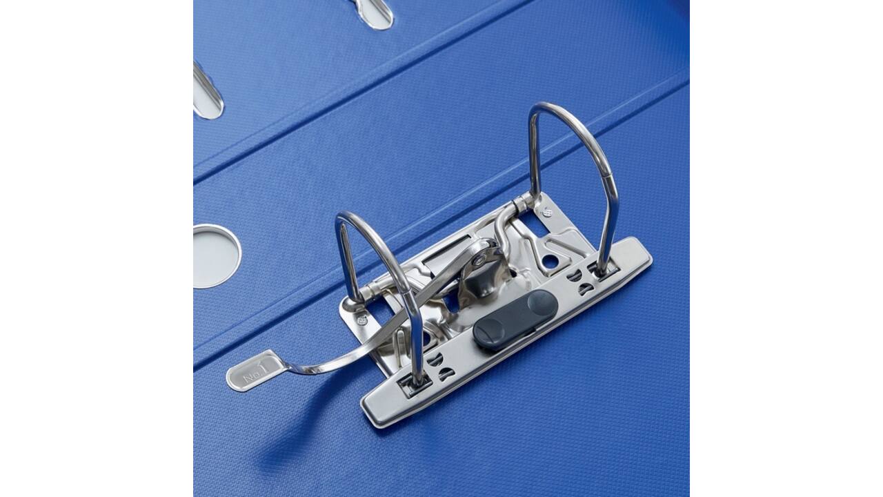 Ordner Esselte No.1 72mm PP 30% gerecycled folie Multipack blauw 5 stuks
