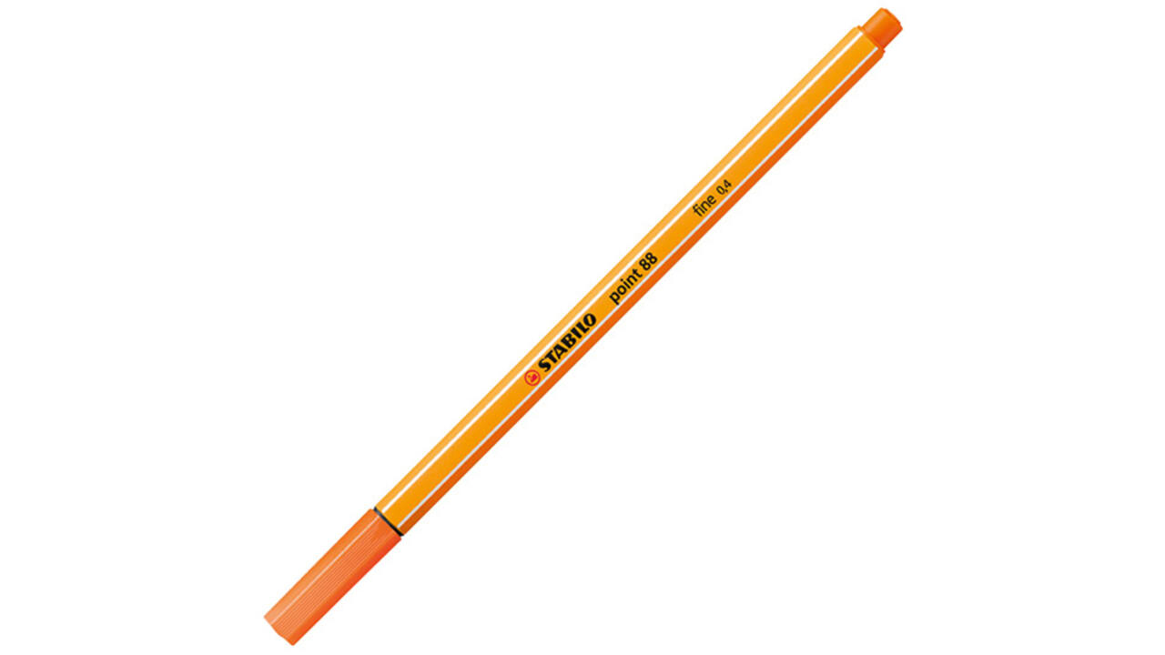 Fineliner STABILO point 88/30 fijn bleek vermiljoen