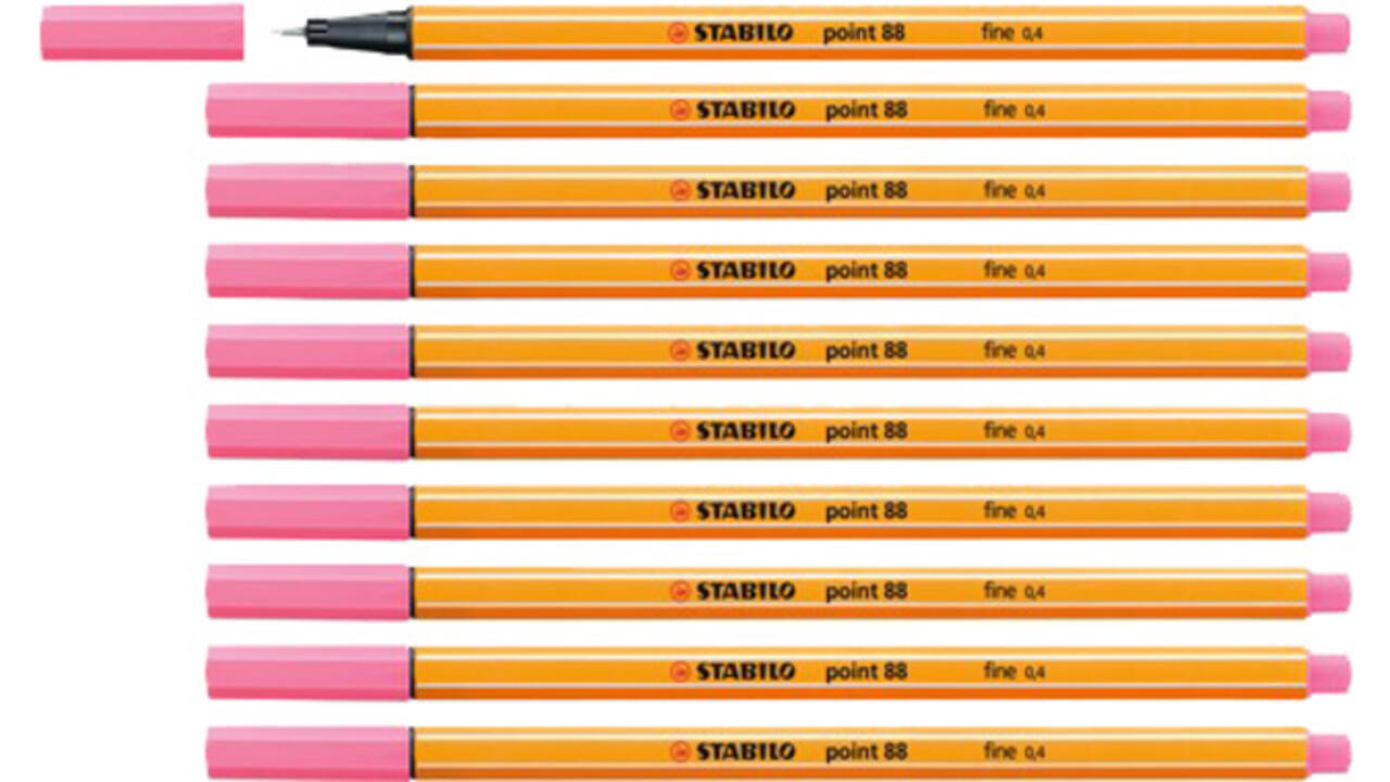 Fineliner STABILO point 88/29 fijn roze