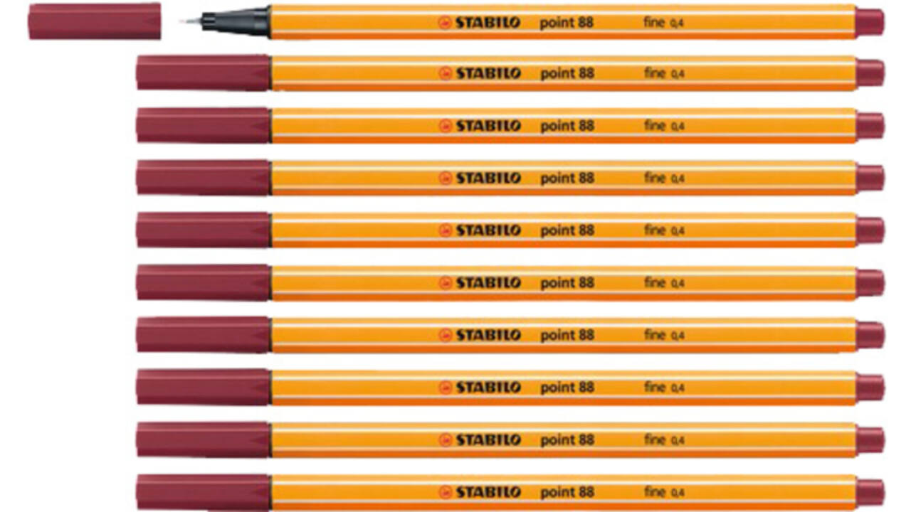 Fineliner STABILO point 88/19 fijn heidepaars