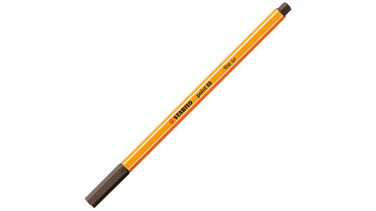 Fineliner STABILO point 88/65 fijn amber