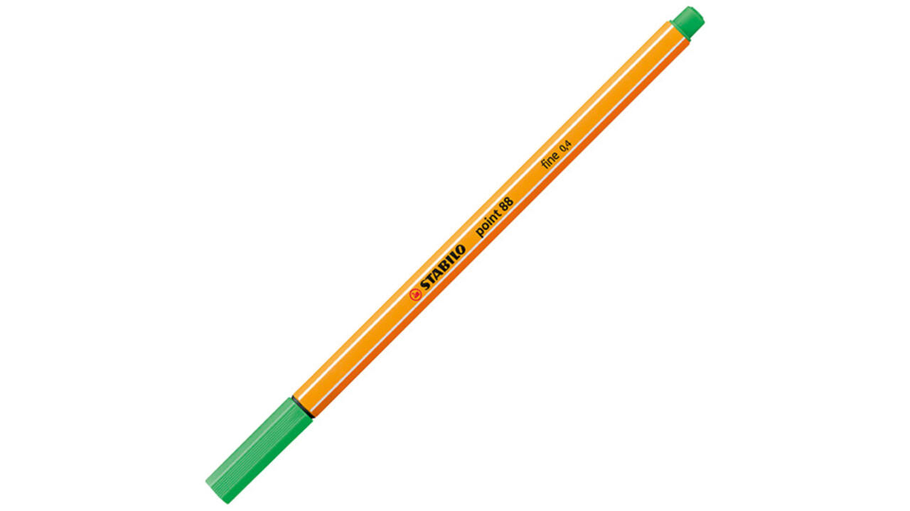 Fineliner STABILO point 88/16 fijn licht smaragdgroen