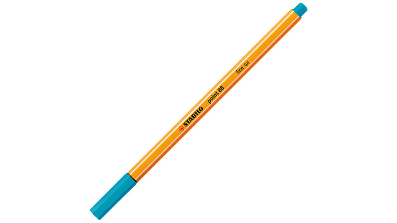 Fineliner STABILO point 88/31 fijn lichtblauw