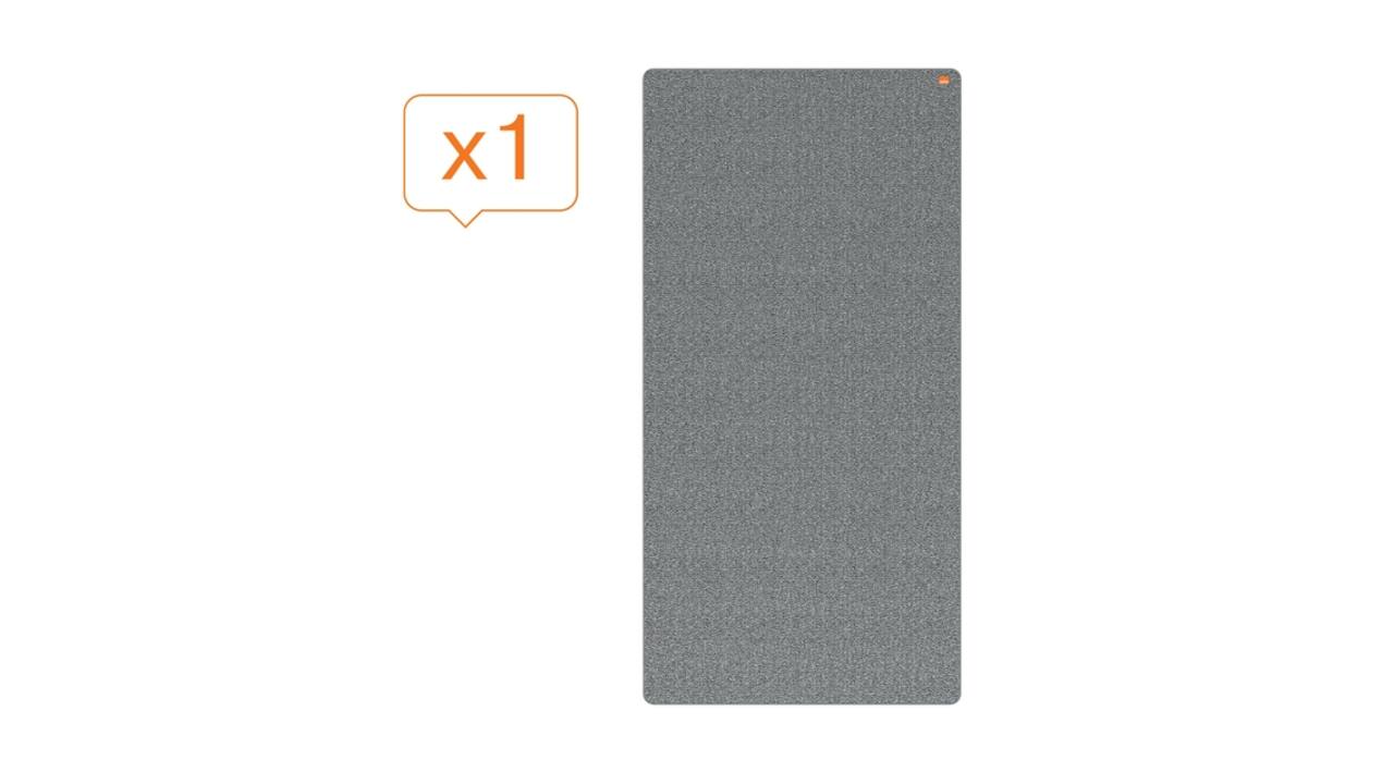 Draagbaar whiteboard en memobord Nobo Move & Meet 1800x900mm