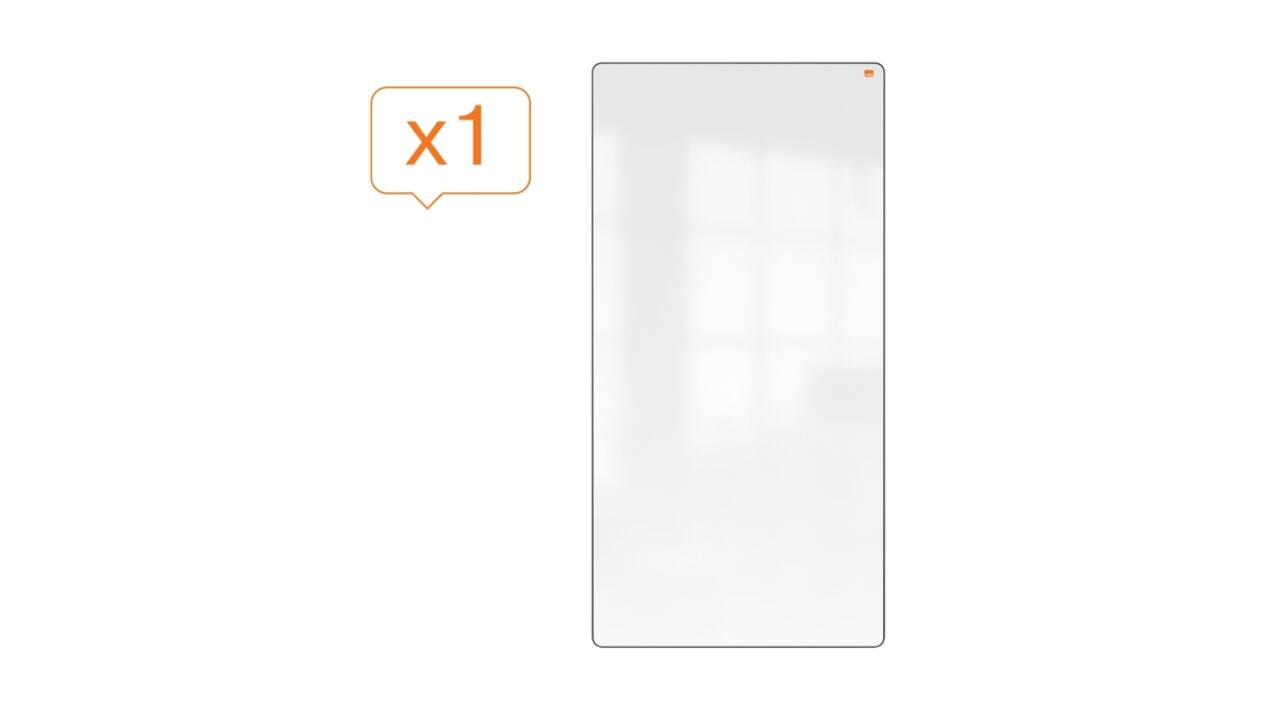 Draagbaar whiteboard Nobo Move & Meet 90x180cm