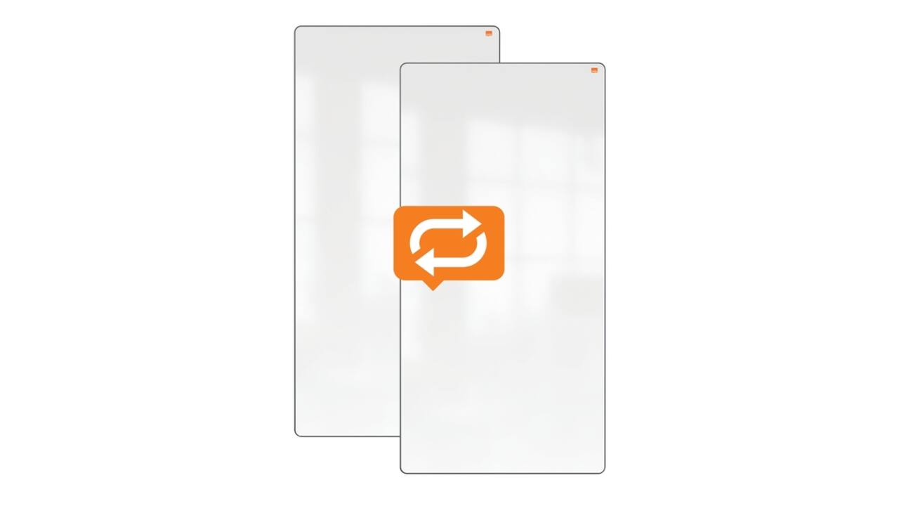 Draagbaar whiteboard Nobo Move & Meet 90x180cm