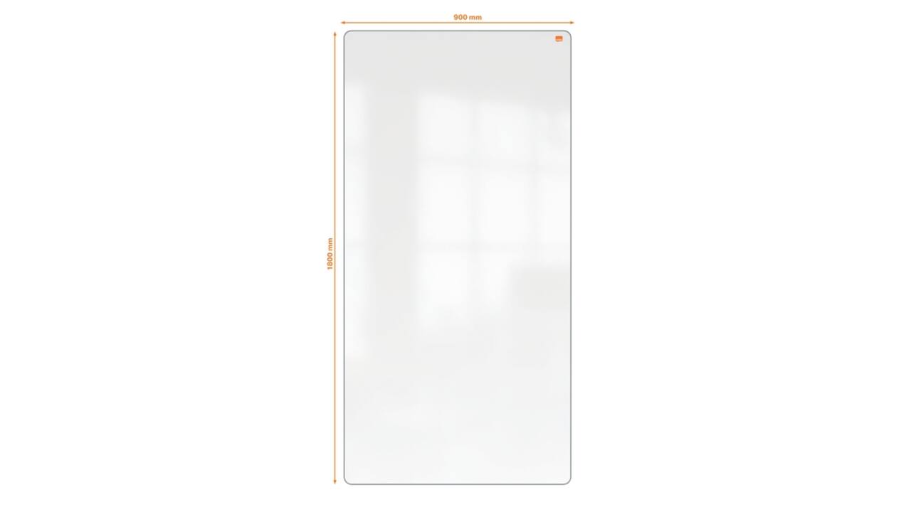 Whiteboard Nobo Move & Meet 90x180cm grijs