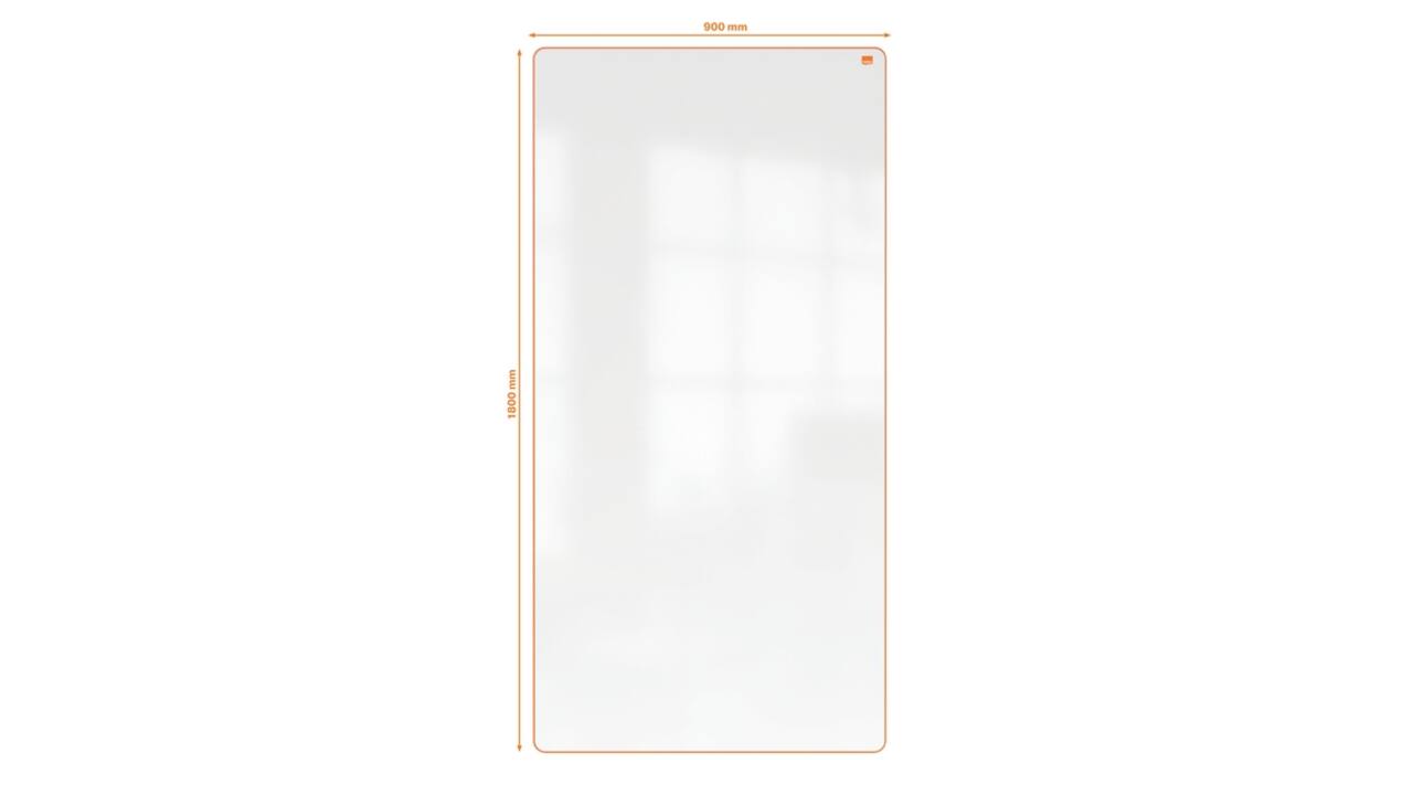 Whiteboard Nobo Move & Meet 90x180cm oranje