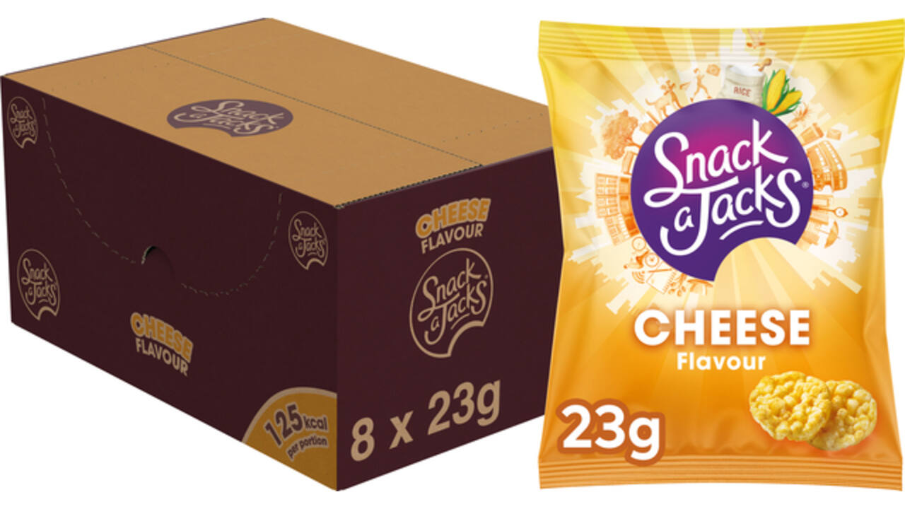 Mini rijstwafels Snack-a-Jacks cheese