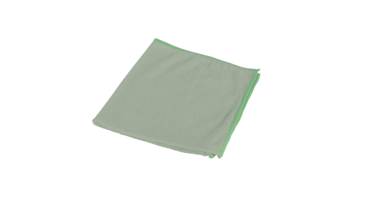 Microvezeldoek Cleaninq basic 38x38 cm groen 5 stuks