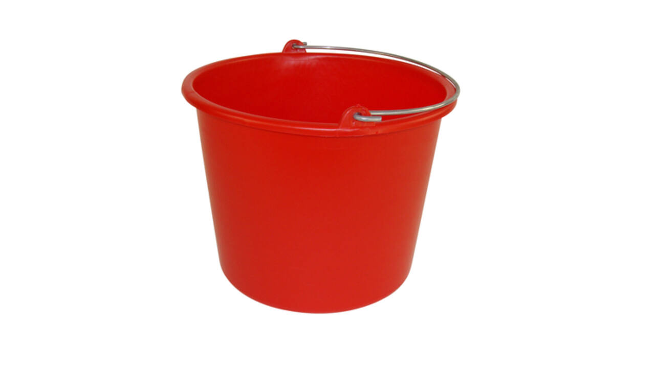 Emmer Cleaninq 12 liter rood