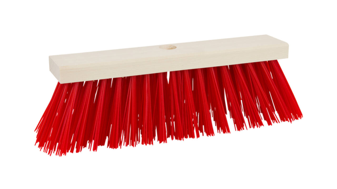 Straatbezem Cleaninq recht blok 30 cm