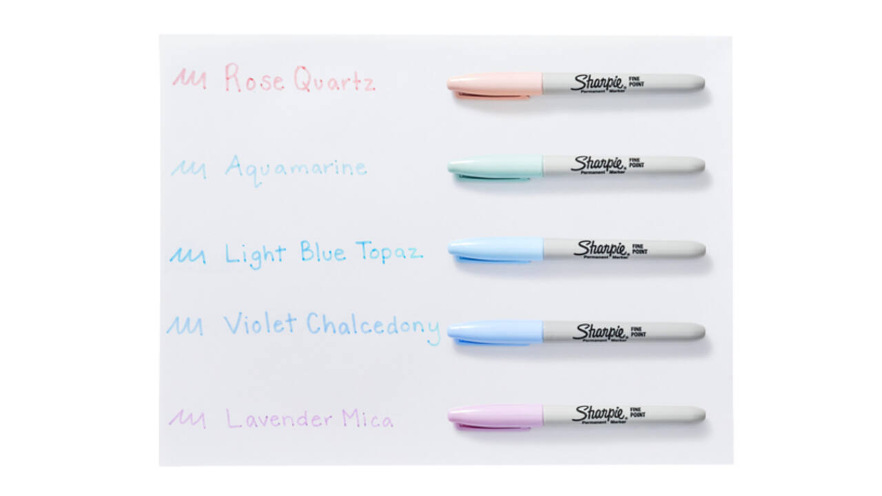 Viltstift Sharpie rond Mystic Gems assorti blister à 12 stuks