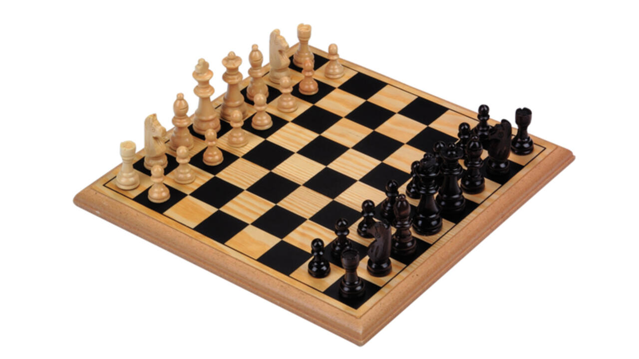 Schaakspel Longfield Games hout 30x30cm