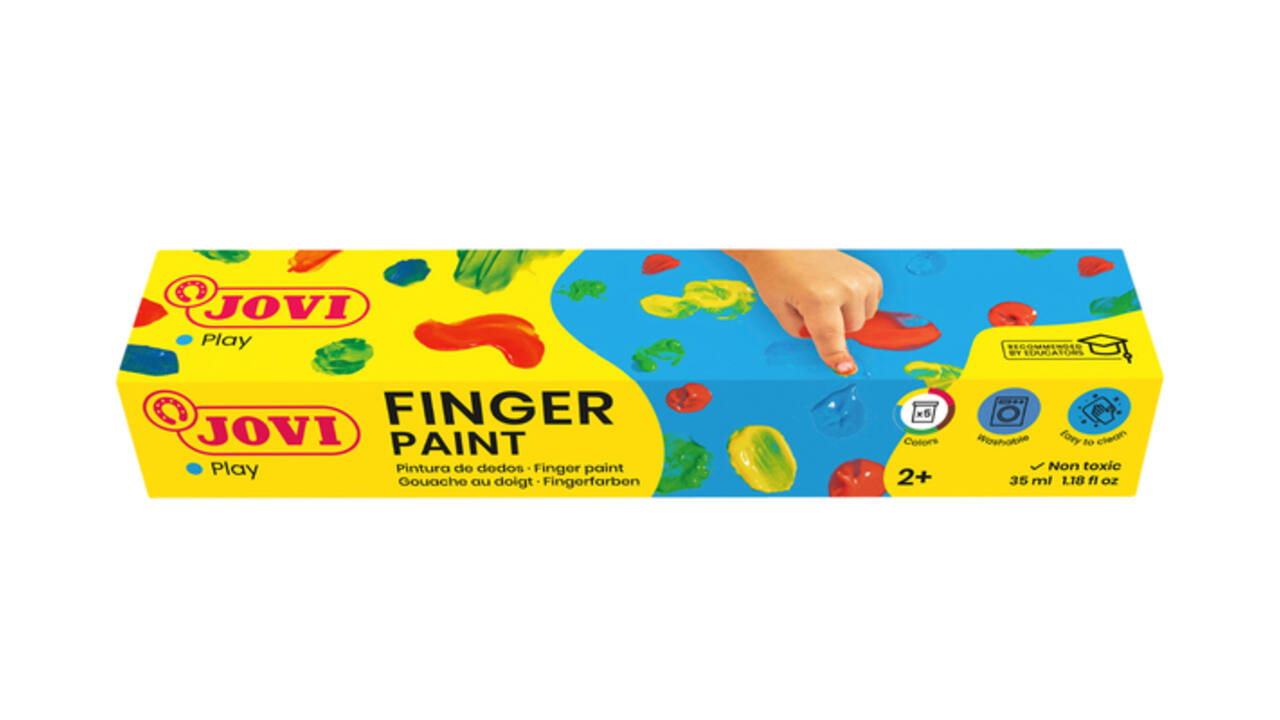 Vingerverf Jovi 35ml assorti set à 5 potjes