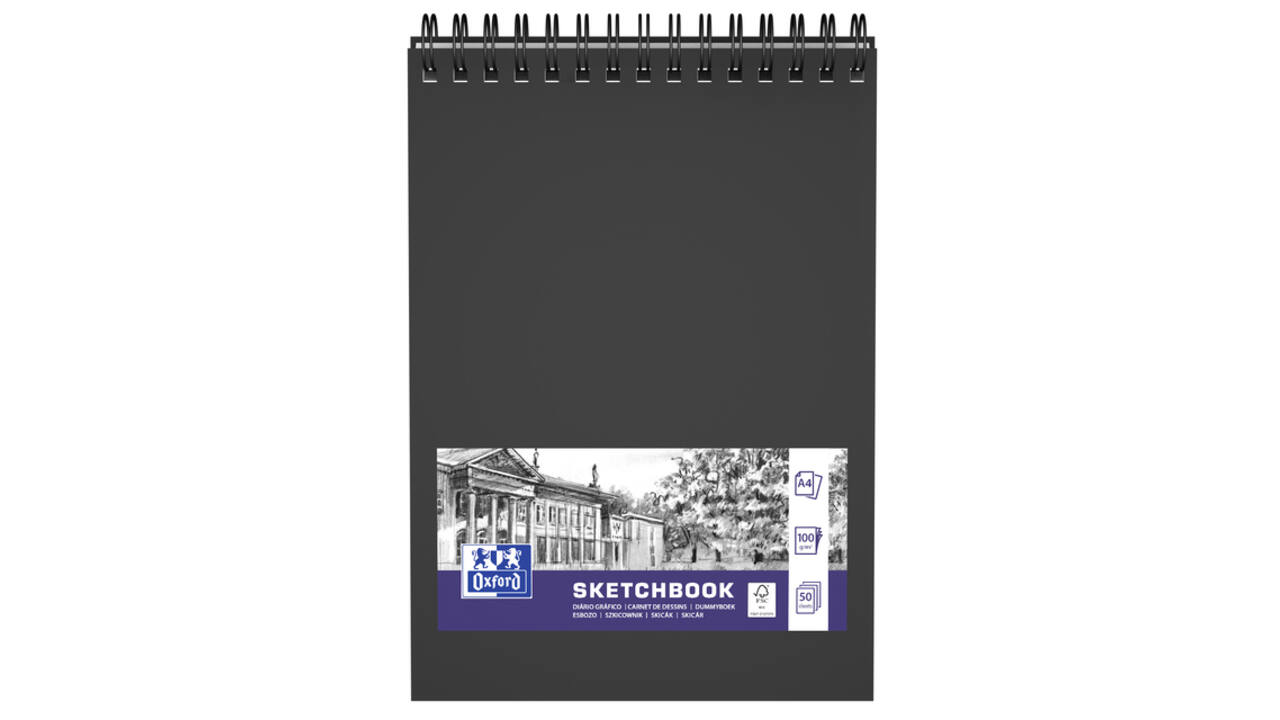Schetsboek Oxford A4 50 vel 100 gram spiraal