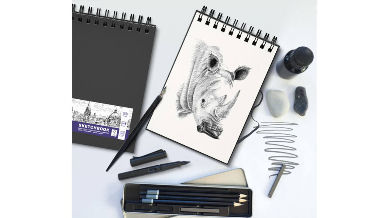Schetsboek Oxford A4 50 vel 100 gram spiraal