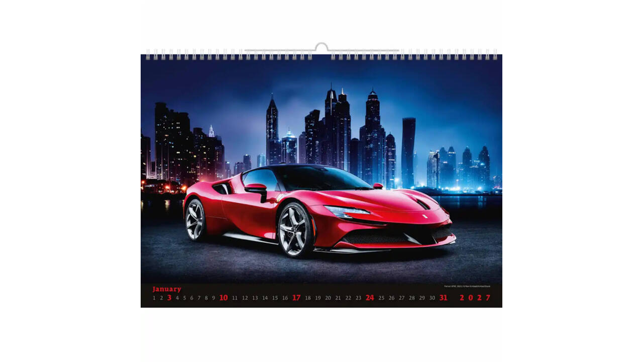 Kalender 2027 Helma 365 31.5x45cm autos