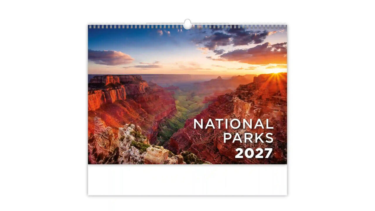 Kalender 2027 Helma 365 31.5x45cm Nationale parken
