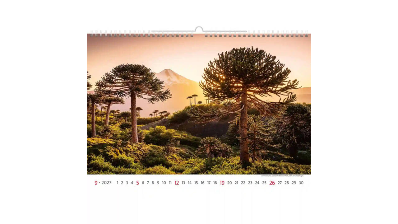 Kalender 2027 Helma 365 31.5x45cm Nationale parken