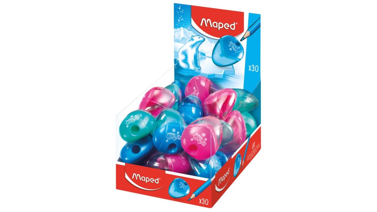 Puntenslijper Maped Igloo 1gaats display á 30 stuks assorti