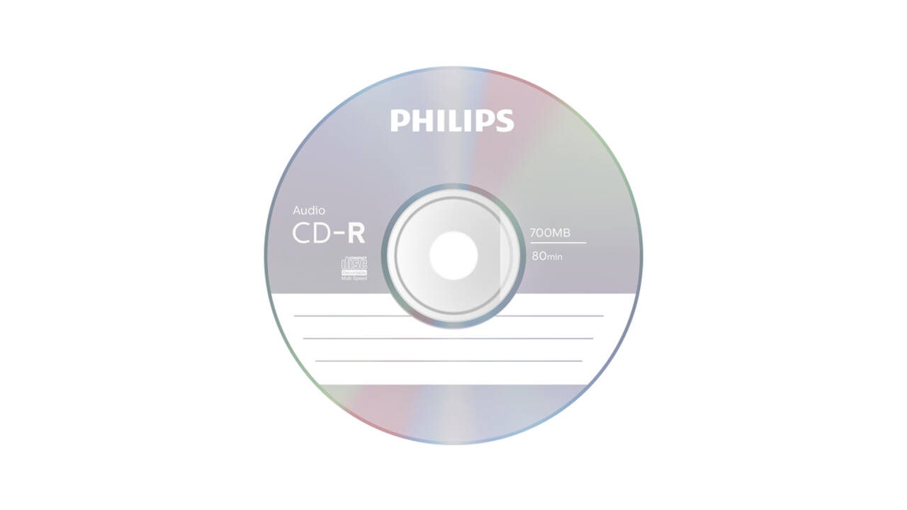 CD-R Philips 80Min audio JC 10 stuks