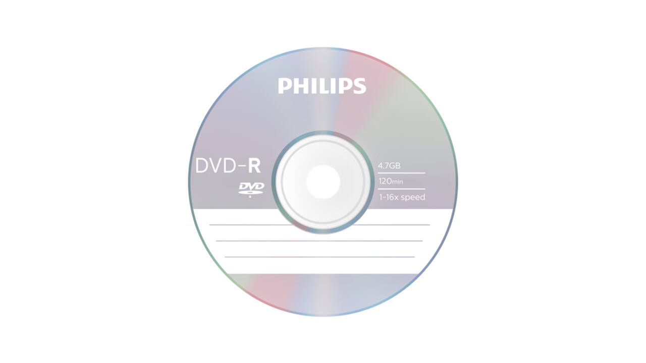 DVD-R Philips 4.7GB 16x SP 50 stuks