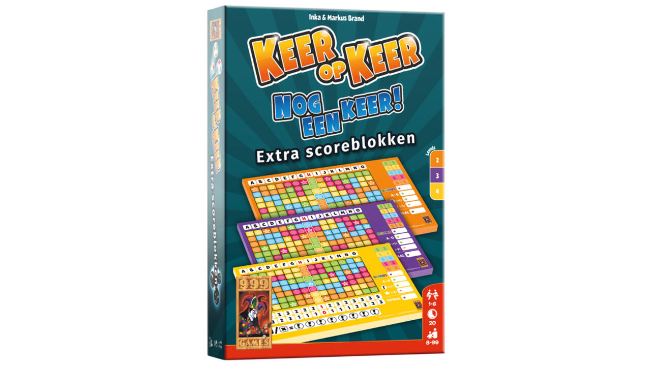 Scoreblok Keer op Keer level 2,3 en 4
