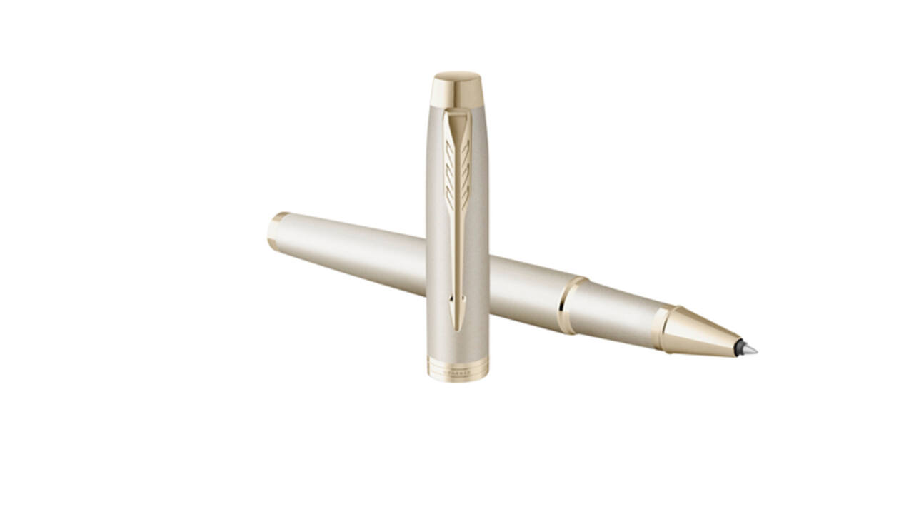 Rollerpen Parker IM Monochrome champagne GT fijn