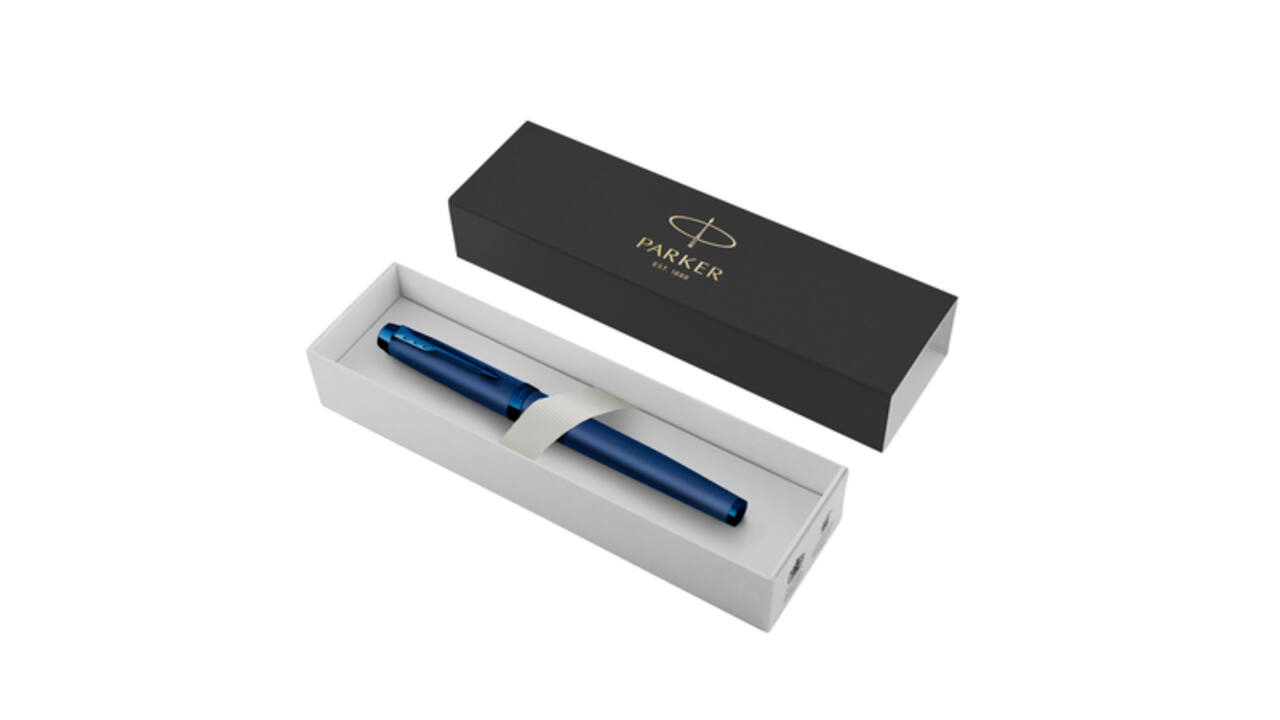 Rollerpen Parker IM Monochrome blue fijn