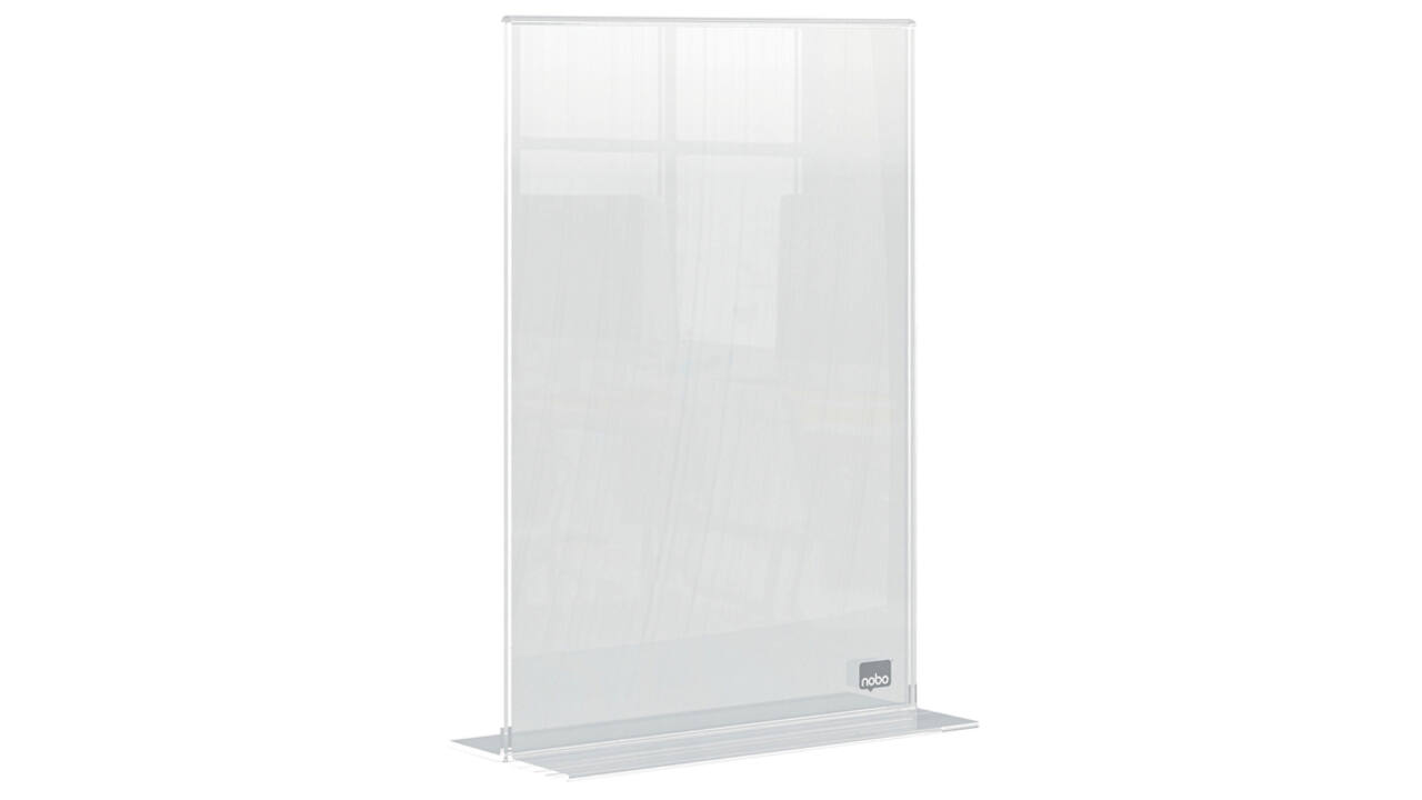 Infobord Nobo Premium Plus A5 acryl vrijstaand