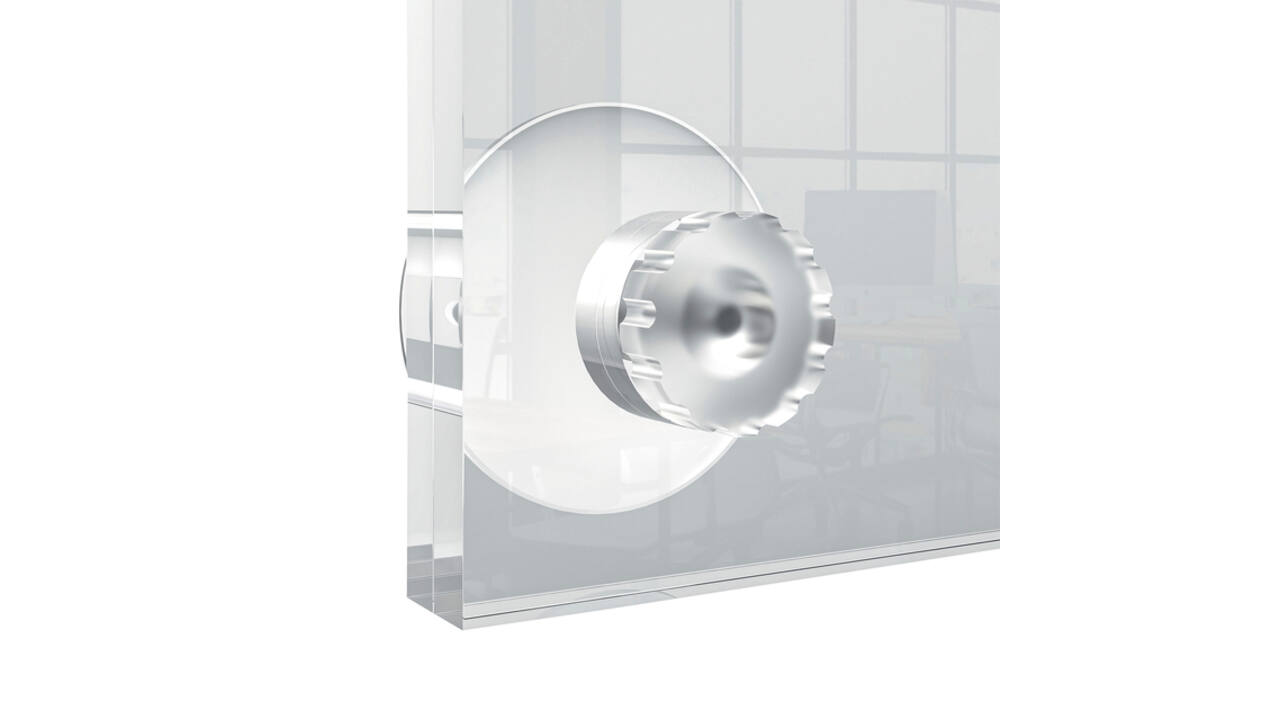 Infobord Nobo Premium Plus A3 acryl wand verplaatsbaar