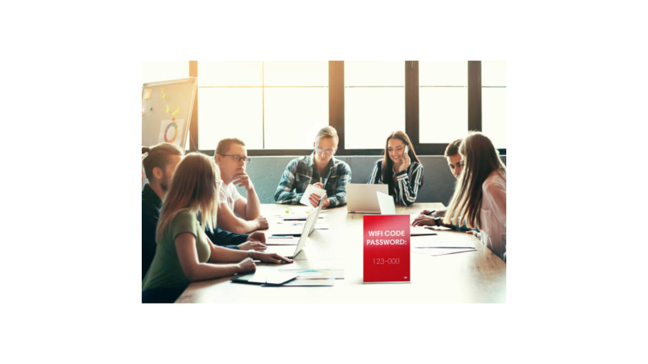 Infobord Nobo Premium Plus A3 acryl vrijstaand