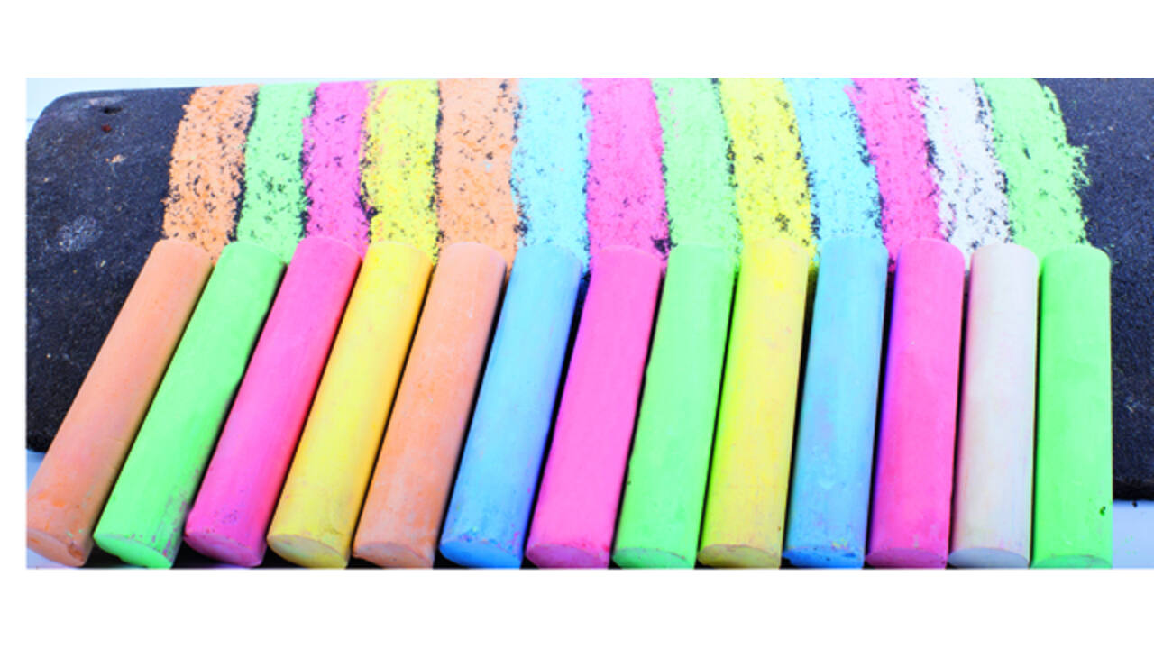 Stoepkrijtverf Creall Chalk Paint 6 kleuren à 250ml
