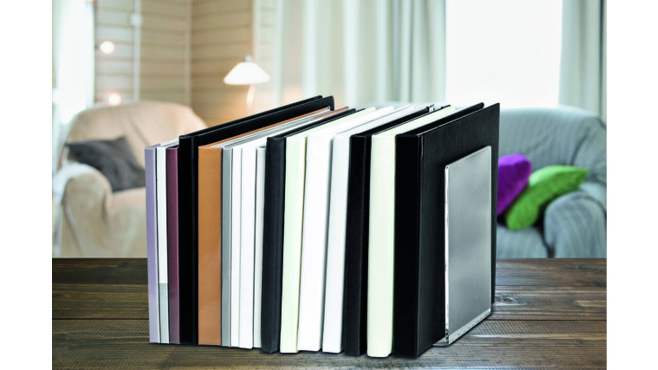 Boekensteun MAUL acryl 12x12x17cm set 2 glashelder