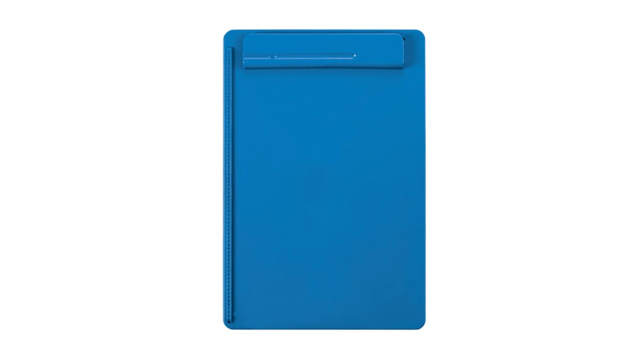 Klembord MAULgo uni recycled A4 staand blauw