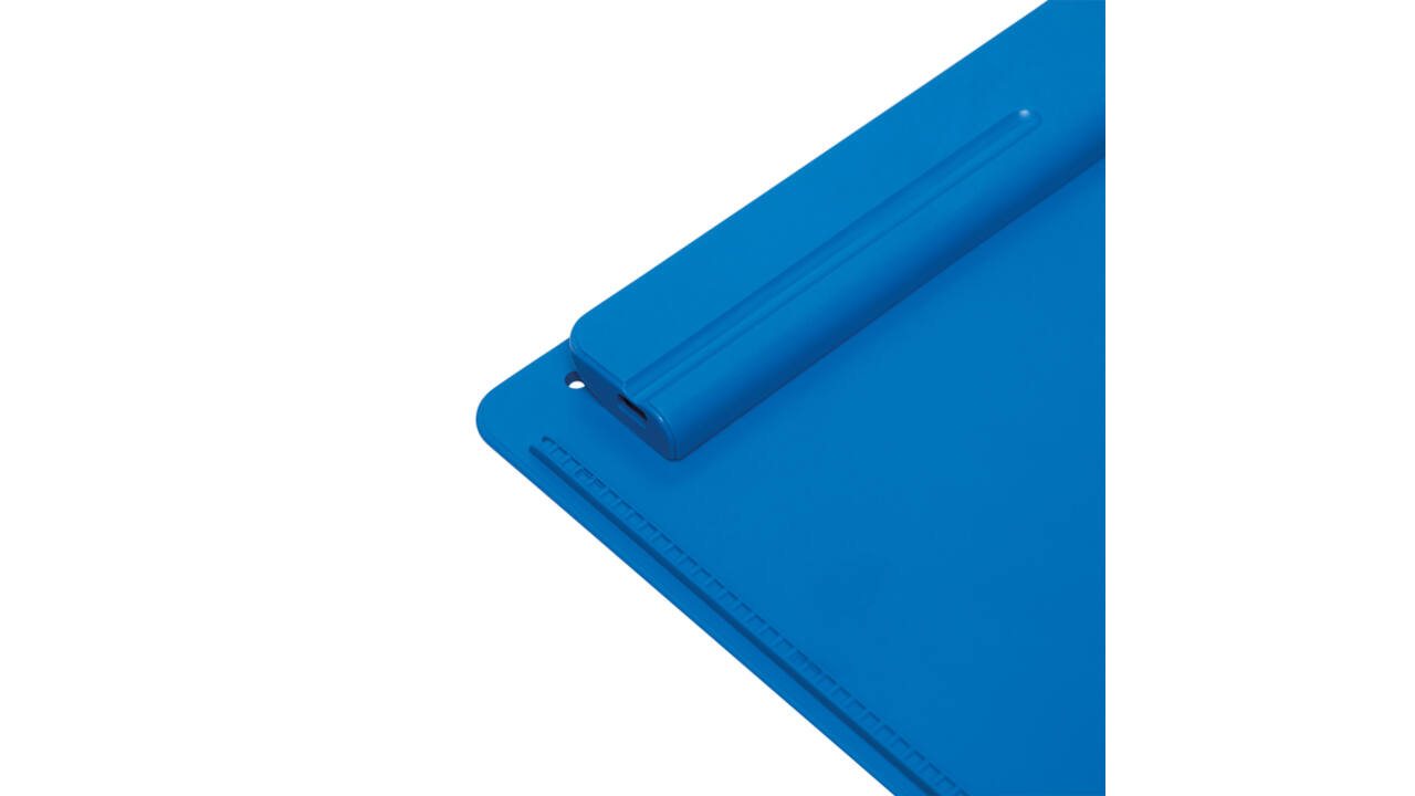 Klembord MAULgo uni recycled A4 staand blauw