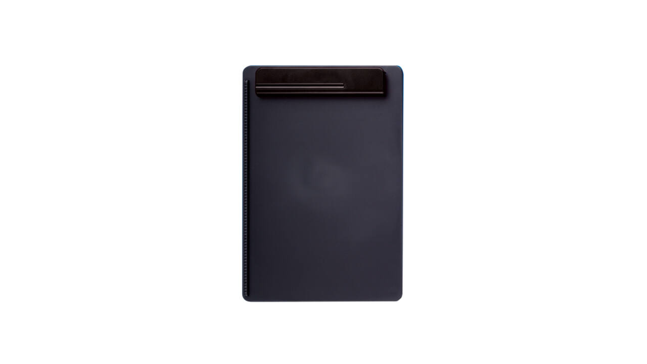 Klembord MAULgo uni recycled A4 staand zwart