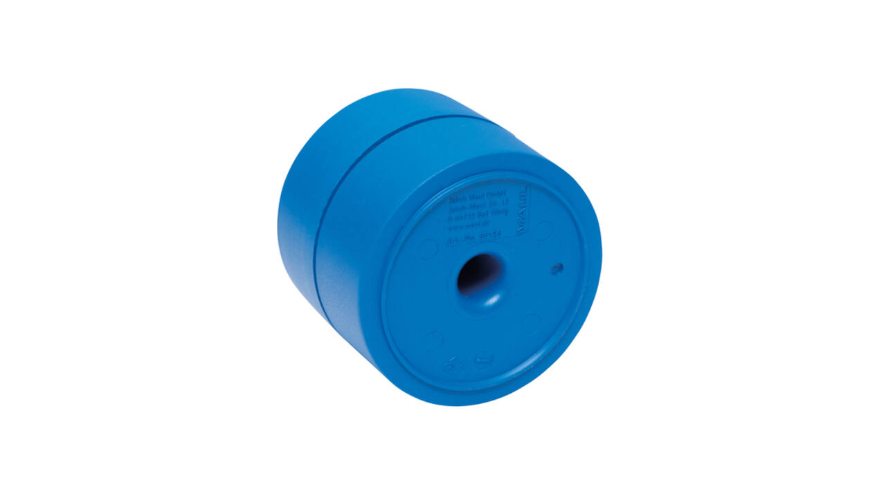 Papercliphouder MAULpro magnetisch recycled Ø73x60mm blauw