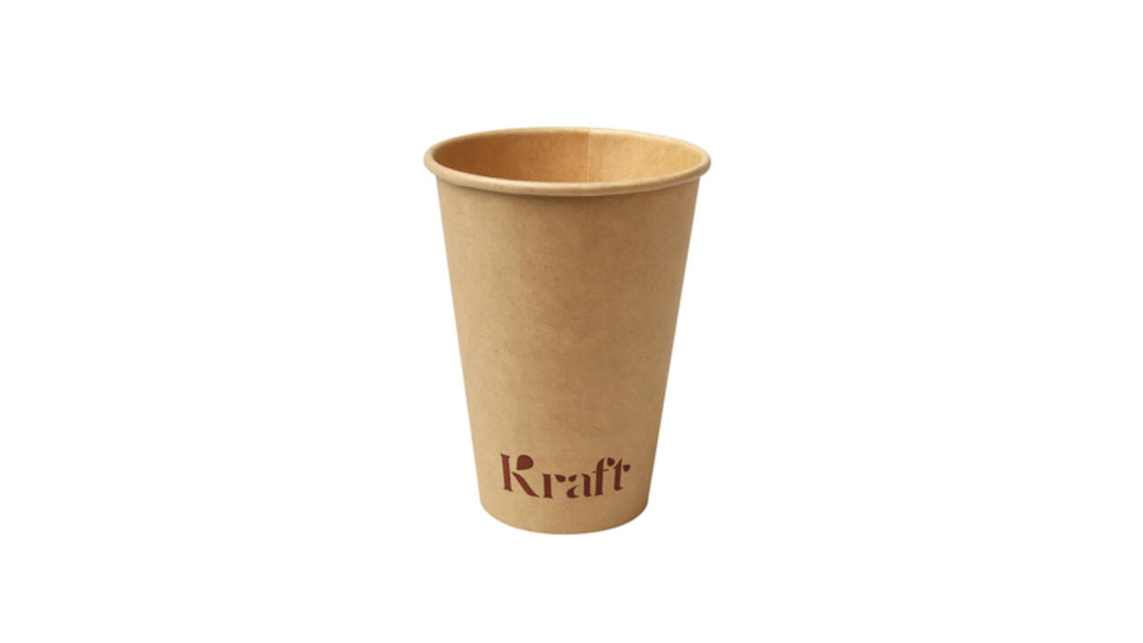 Beker kraft IEZZY 180ml 50 stuks bruin