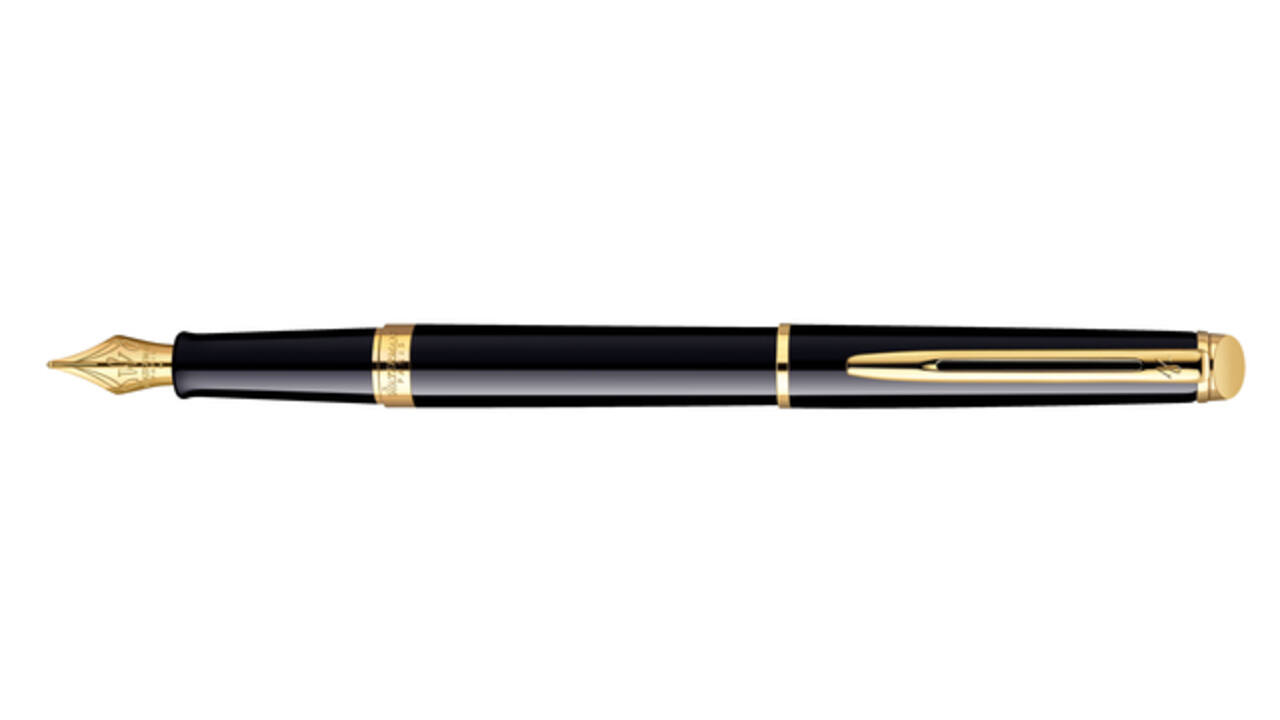 Vulpen Waterman Hémisphère black lacquer GT medium