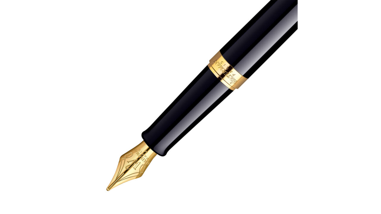 Vulpen Waterman Hémisphère black lacquer GT medium