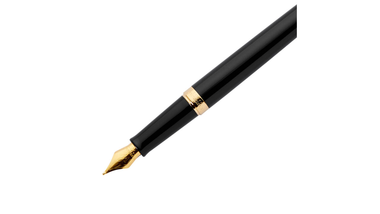 Vulpen Waterman Hémisphère black lacquer GT medium