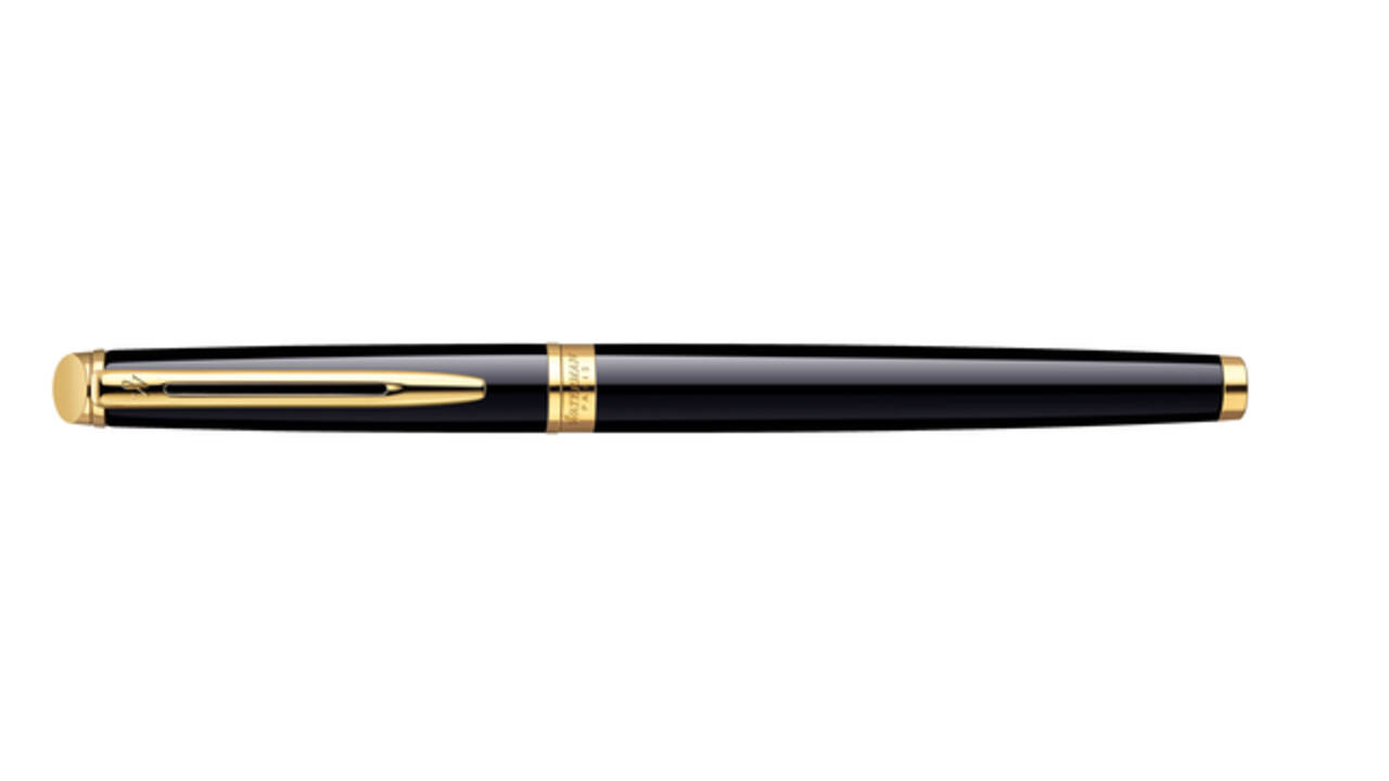 Vulpen Waterman Hémisphère black lacquer GT medium