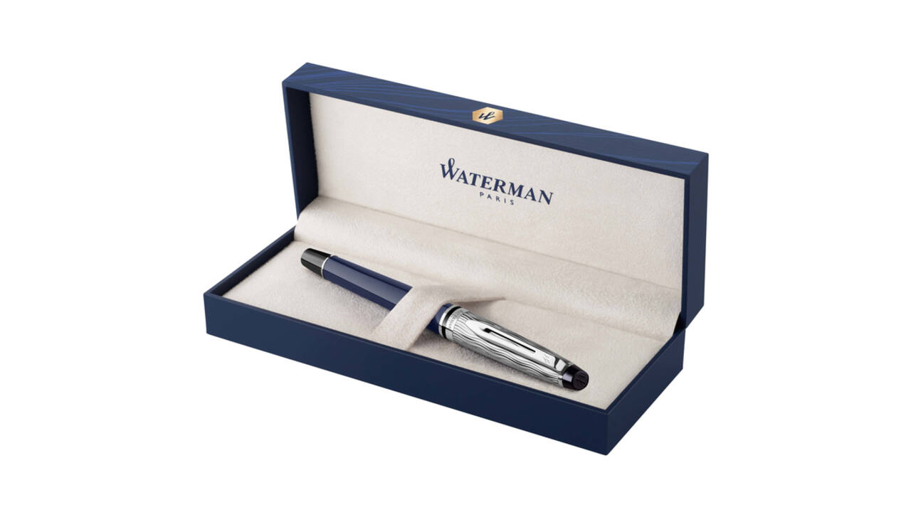 Vulpen Waterman Expert L'essence du blue lacquer CT fijn