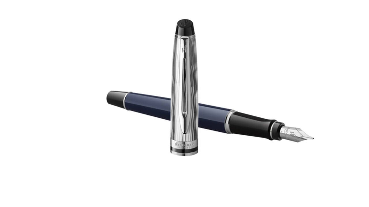 Vulpen Waterman Expert L'essence du blue lacquer CT fijn