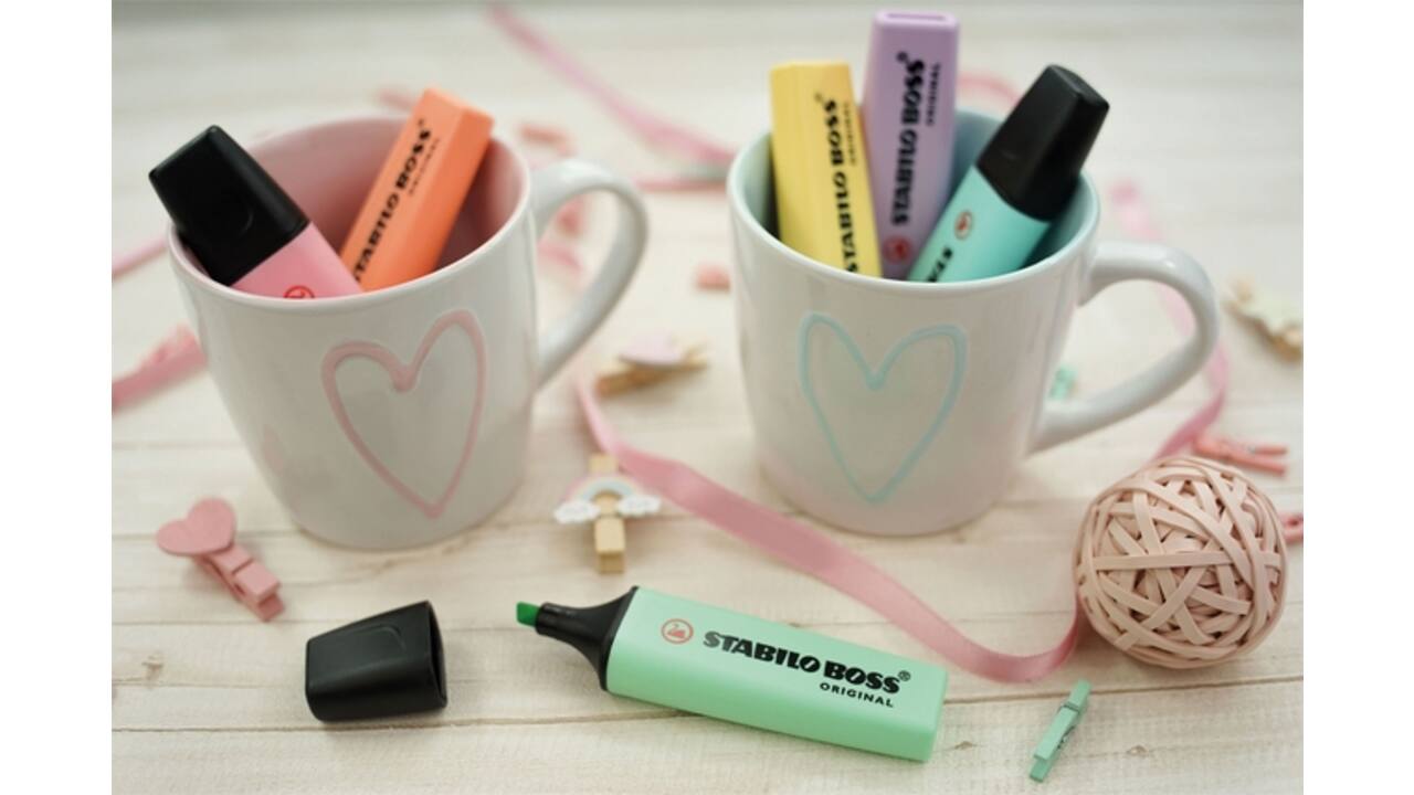Markeerstift STABILO BOSS Original 70/33 groen blister à 1 stuk