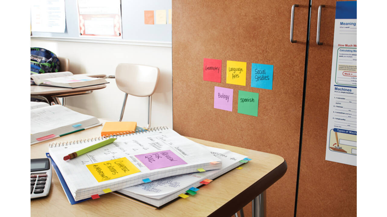 Memoblok Post-it 654 Super Sticky 76x76mm roze 90 vel